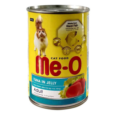 Me-O Tuna In Jelly Canned 400G Adult Cat Wet Food - Cadotails
