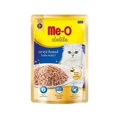 Me-O Tuna In Jelly Wet Delite Pouch 70G Cat Wet Food - Cadotails