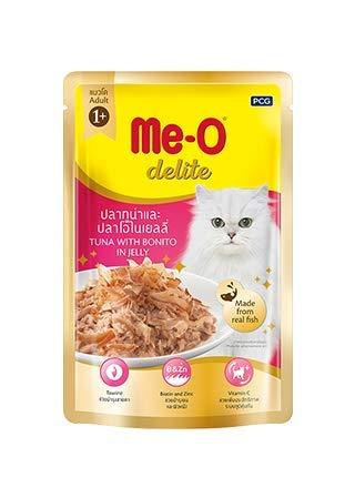 Me-O Tuna With Bonito In Jelly Wet Delite Pouch 70G Cat Wet Food - Cadotails