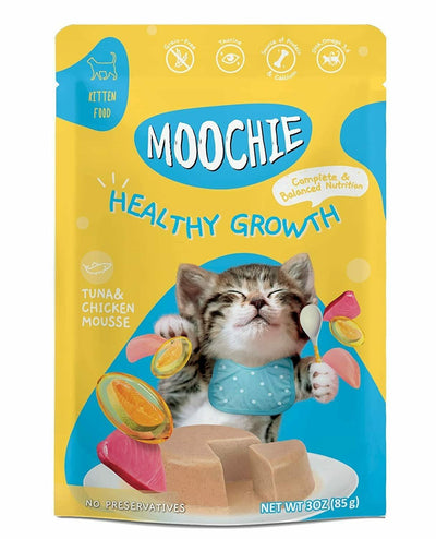 Moochie Healthy Growth Kitten Cat Wet Food - Cadotails