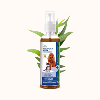 Natural Remedies Reliflam Spray For Itching And Redness For Dogs & Cats - Cadotails