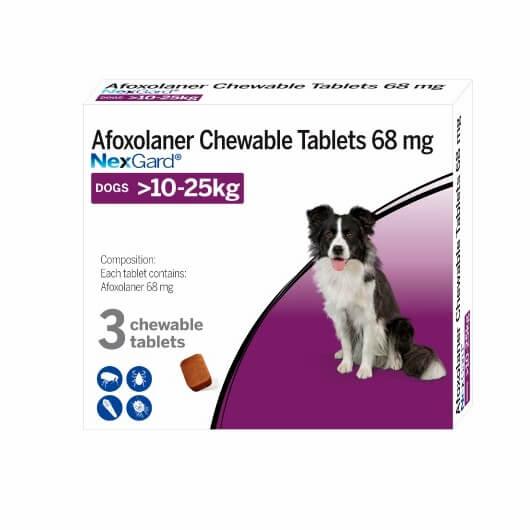 Nexgard Chewable Flea-Tick Tablets For Dogs - Cadotails