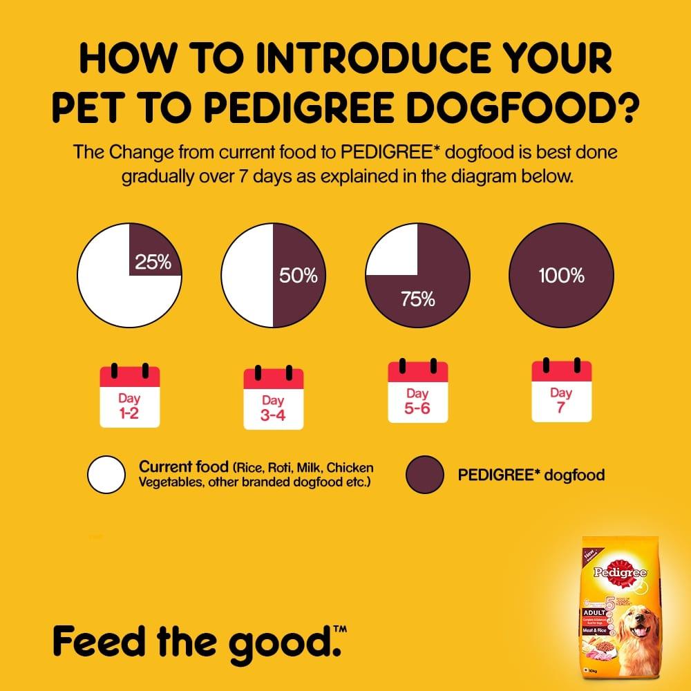 Pedigree Adult Meat & Rice Dog Dry Food - Cadotails