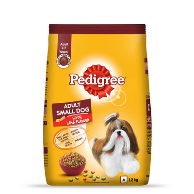 Pedigree Adult Small Dog Lamb & Veg Flavour Dog Dry Food - Cadotails