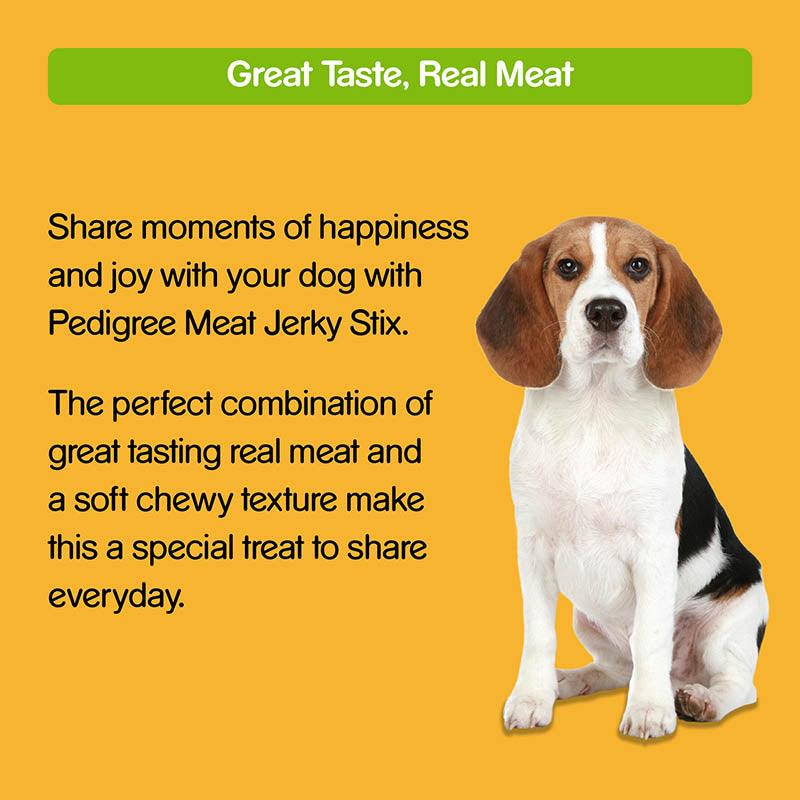 Pedigree Bacon Meat Jerky Stix Dog Treat - Cadotails