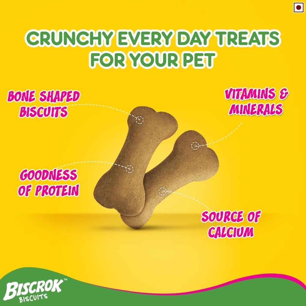 Pedigree Biscrok Biscuits Chicken Flavor (Above 4 Months) Dog Treat - Cadotails