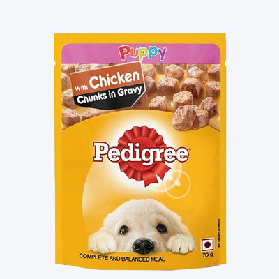 Pedigree Chicken Chunks In Gravy Puppy Dog Wet Food - Cadotails