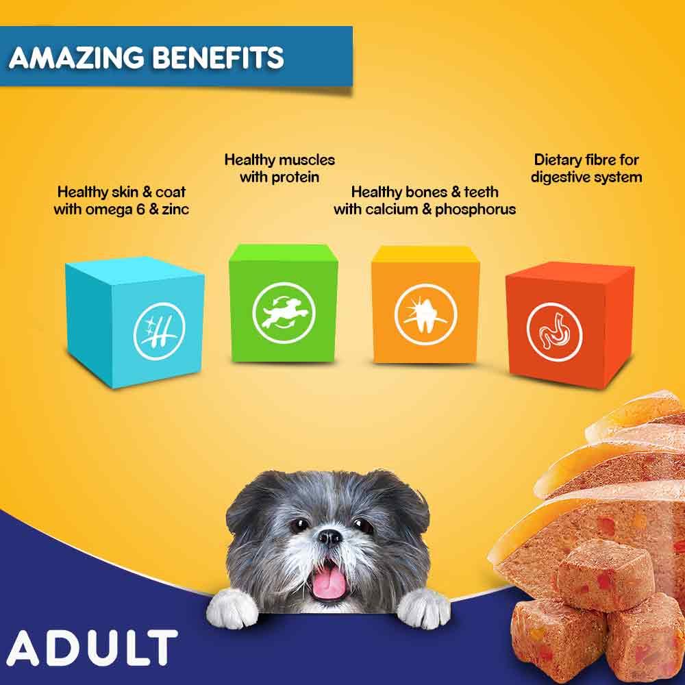 Pedigree Chicken Grilled Liver In Loaf With Vegetables Adult Dog Wet Food - Cadotails