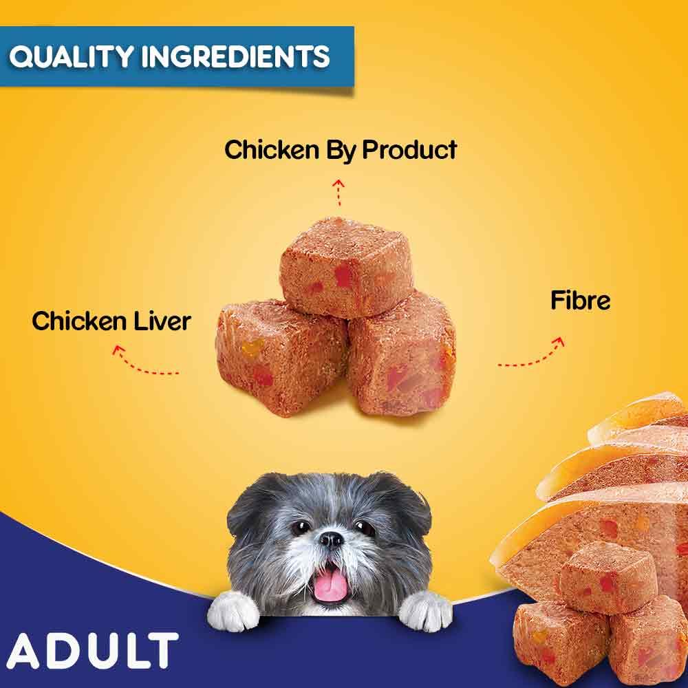 Pedigree Chicken Grilled Liver In Loaf With Vegetables Adult Dog Wet Food - Cadotails