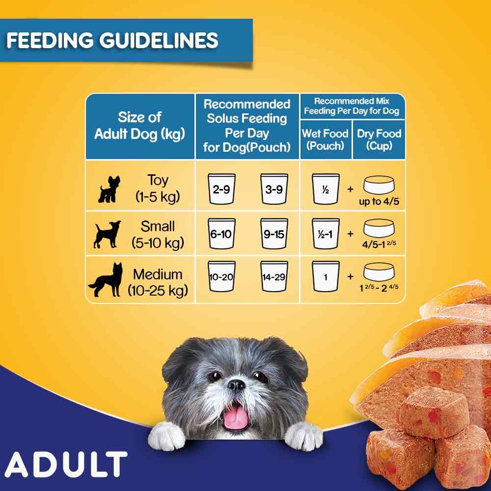 Pedigree Chicken Grilled Liver In Loaf With Vegetables Adult Dog Wet Food - Cadotails