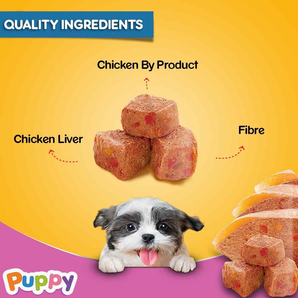 Pedigree Chicken Liver In Loaf With Vegetables Puppy Dog Wet Food - Cadotails