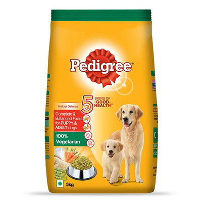 Pedigree Complete & Balanced 100% Vegetarian Dry Food For Puppy & Adult Dogs - Cadotails