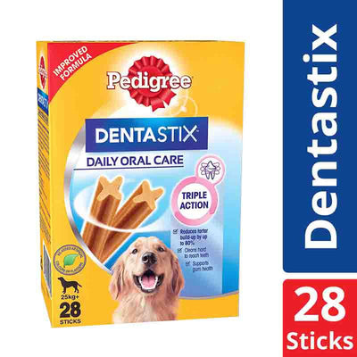 Pedigree Dentastix Dog Treat Oral Care For Adult Large Breed (25 Kg+) Dog Treat - Cadotails
