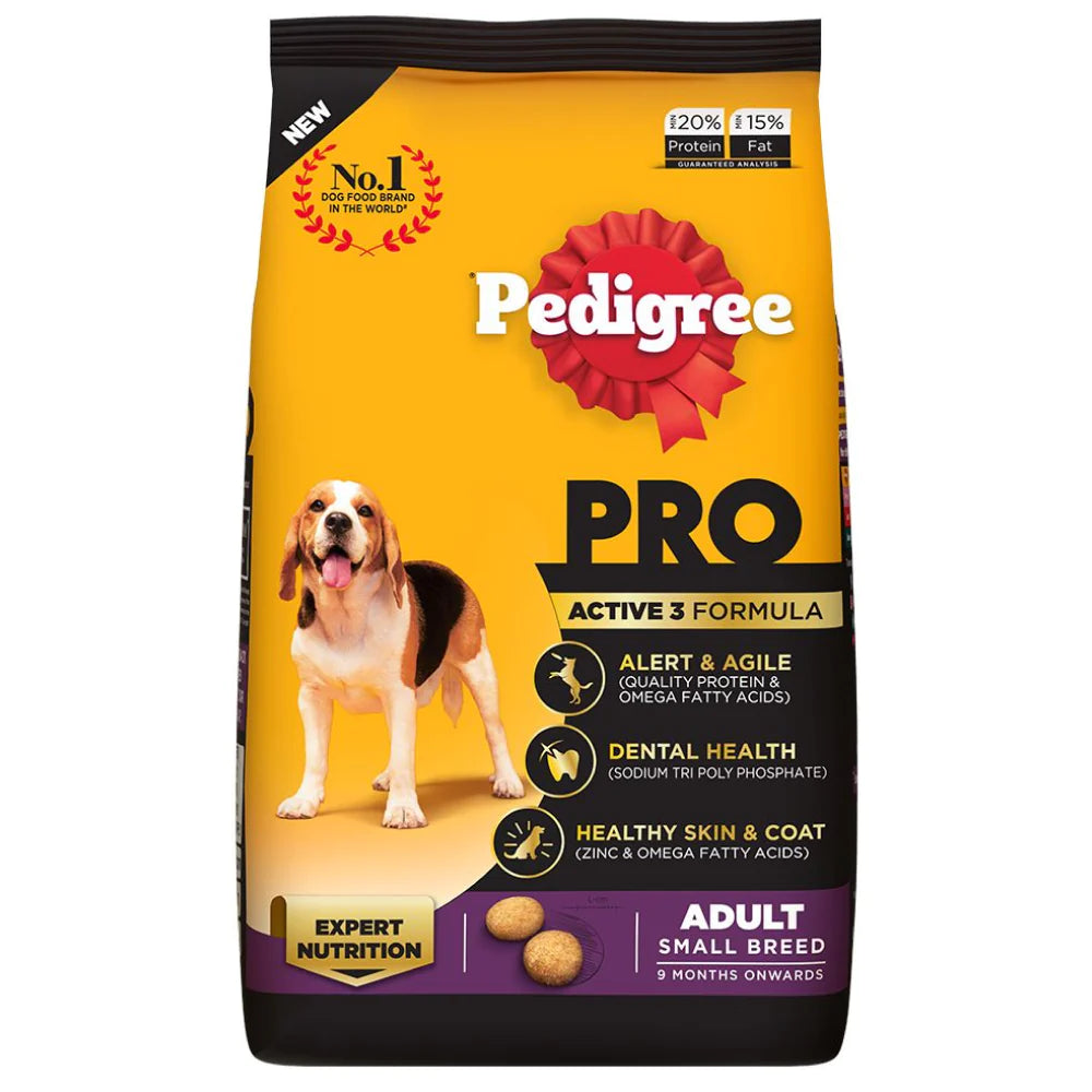 Pedigree Pro Expert Nutrition Adult Small Breed Dogs (9 Months Onwards) Dog Dry Food - Cadotails