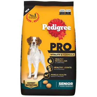 Pedigree PRO Expert Nutrition Senior(7+ Years) Adult Dog Dry Food - Cadotails