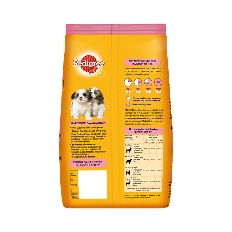 Pedigree Puppy Small Dog Lamb & Milk Flavour Dog Dry Food - Cadotails