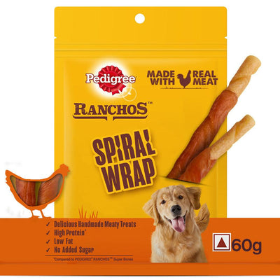 Pedigree Ranchos Spiral Wrap Chicken & Smoky Lamb - Cadotails