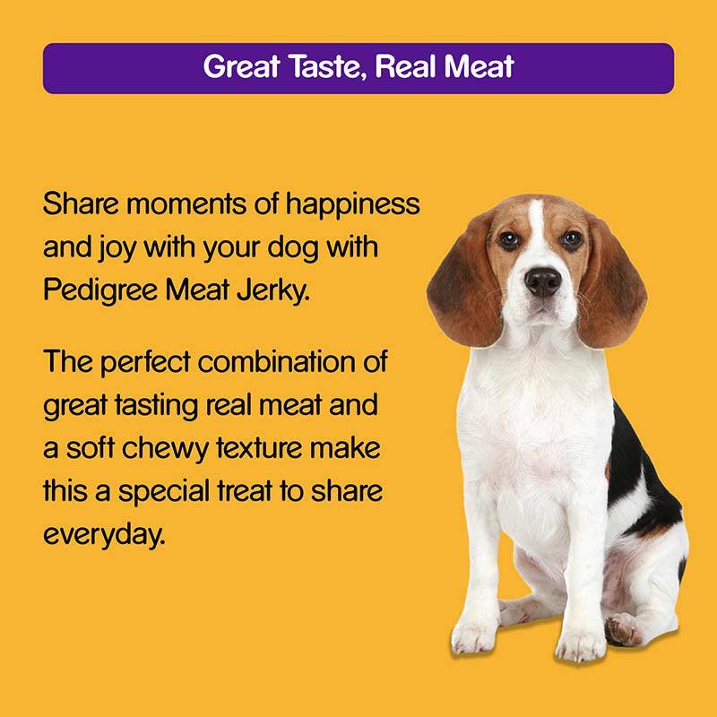 Pedigree Roasted Lamb Meat Jerky Adult Dog Treat - Cadotails