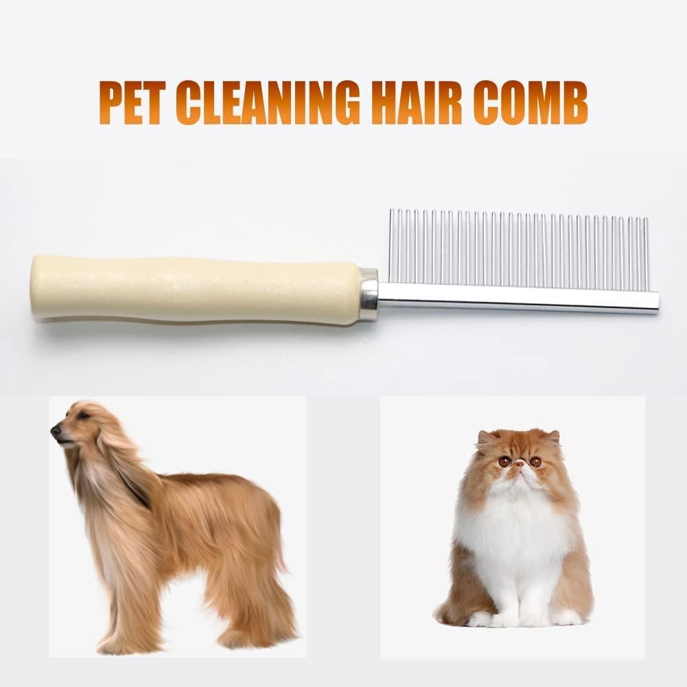 Pet Comb Cp Comb With Wooden Handle - Cadotails