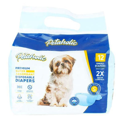 Petaholic Premium Super Absorbent Disposable Diapers For Dogs - Cadotails