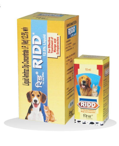 Petcare Ridd Anti Tick And Flea Amitraz Dip Solution For Dogs & Cats - Cadotails