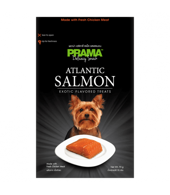 Prama Atlantic Salmon 70G Dog Treat - Cadotails