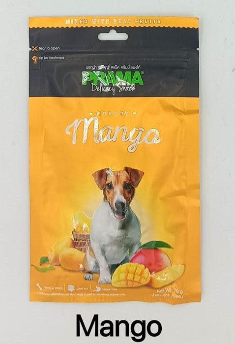 Prama Creamy Mango 70G Dog Treat - Cadotails