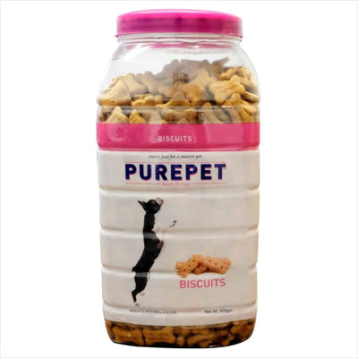Purepet Mutton Flavour Real Chicken Biscuit Dog Treats - Cadotails