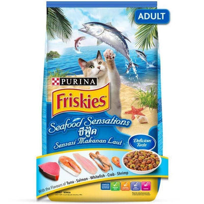 Purina Friskies Seafood Cat Dry Food - Cadotails