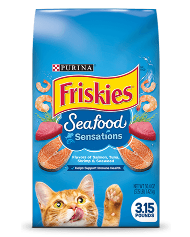 Purina Friskies Seafood Cat Dry Food - Cadotails