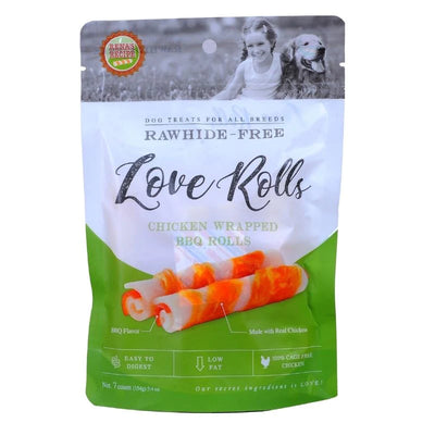 Rena Love Chicken Wrapped Barbeque Rolls 154G Dog Treat - Cadotails