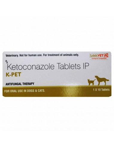 Savavet K-Pet Ketoconazole 10 Tablets For Dogs & Cats - Cadotails