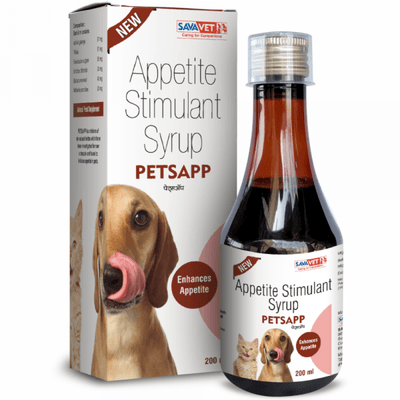 Savavet Petsapp Appetite Stimulant Syrup For Dogs & Cats - Cadotails
