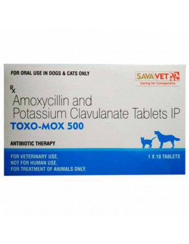 Savavet Toxo-Mox Antibiotic Therapy 10 Tablets For Dogs & Cats - Cadotails