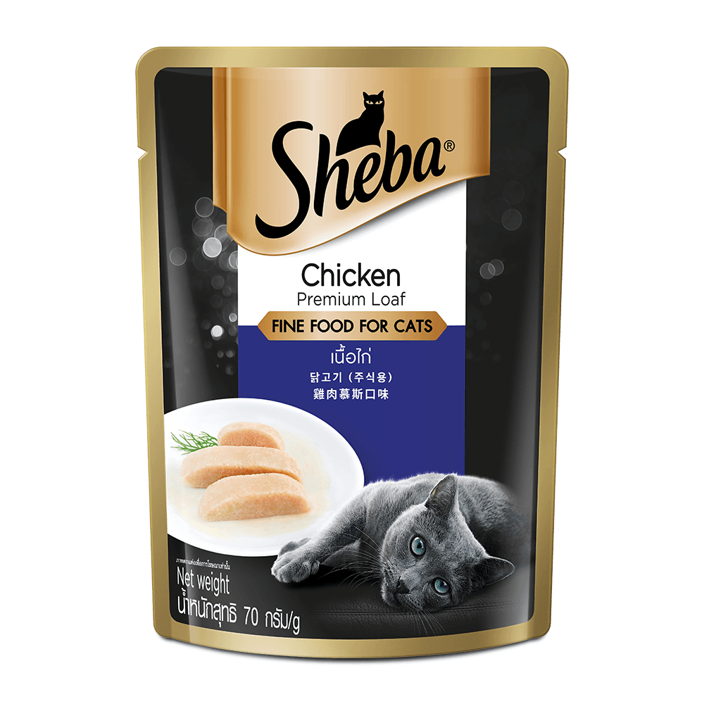 Sheba Chicken Loaf Rich Premium Adult Fine Cat Wet Food - Cadotails