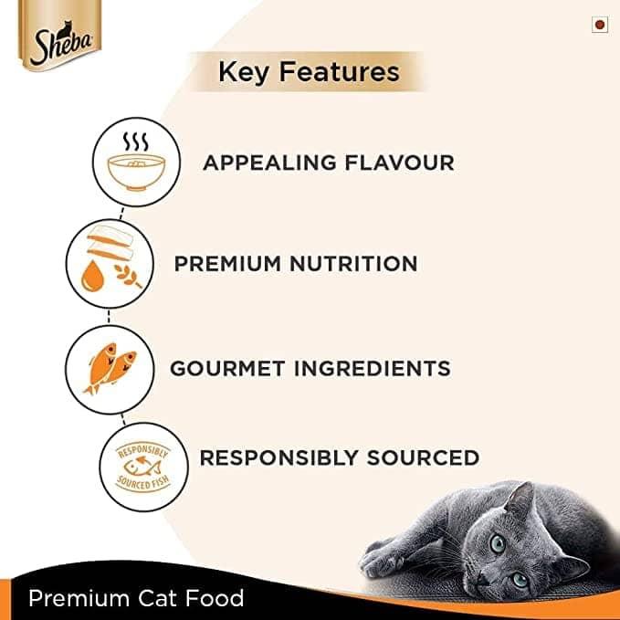 Sheba Complete Nutrition Succulent Chicken Breast In Gravy Cat Wet Food - Cadotails