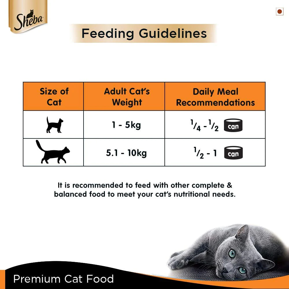 Sheba Complete Nutrition Succulent Chicken Breast In Gravy Cat Wet Food - Cadotails