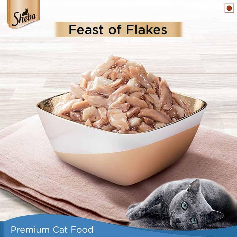 Sheba Fish Mix (Maguro & Bream) Premium Cat Wet Food - Cadotails