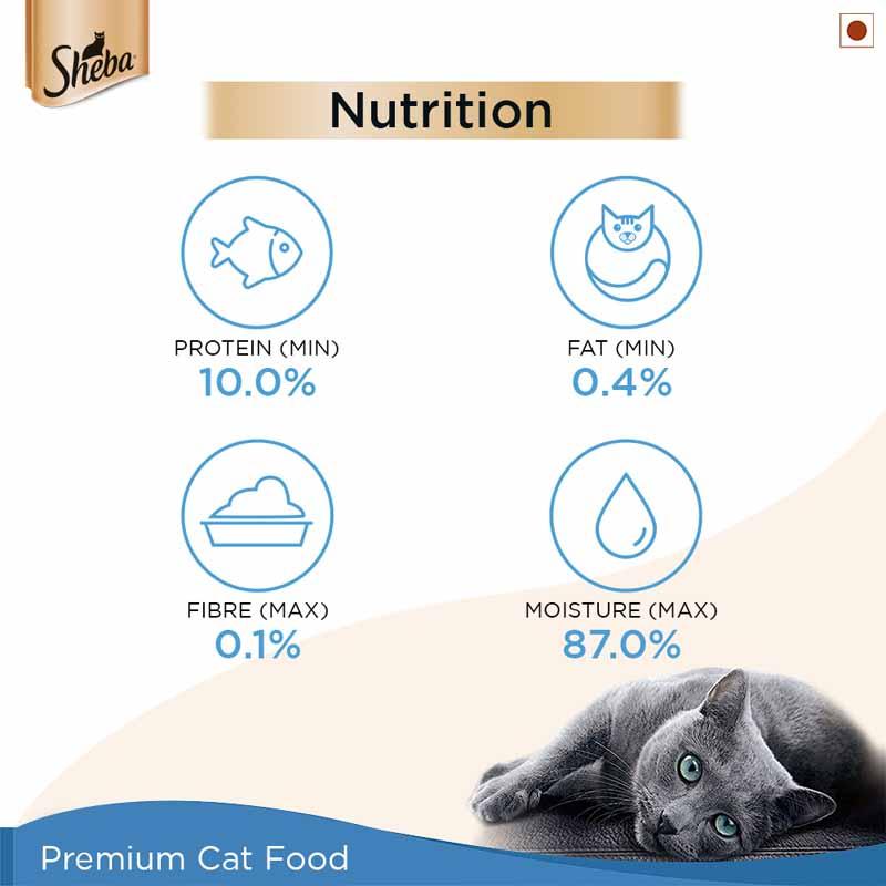 Sheba Fish Mix (Maguro & Bream) Premium Cat Wet Food - Cadotails