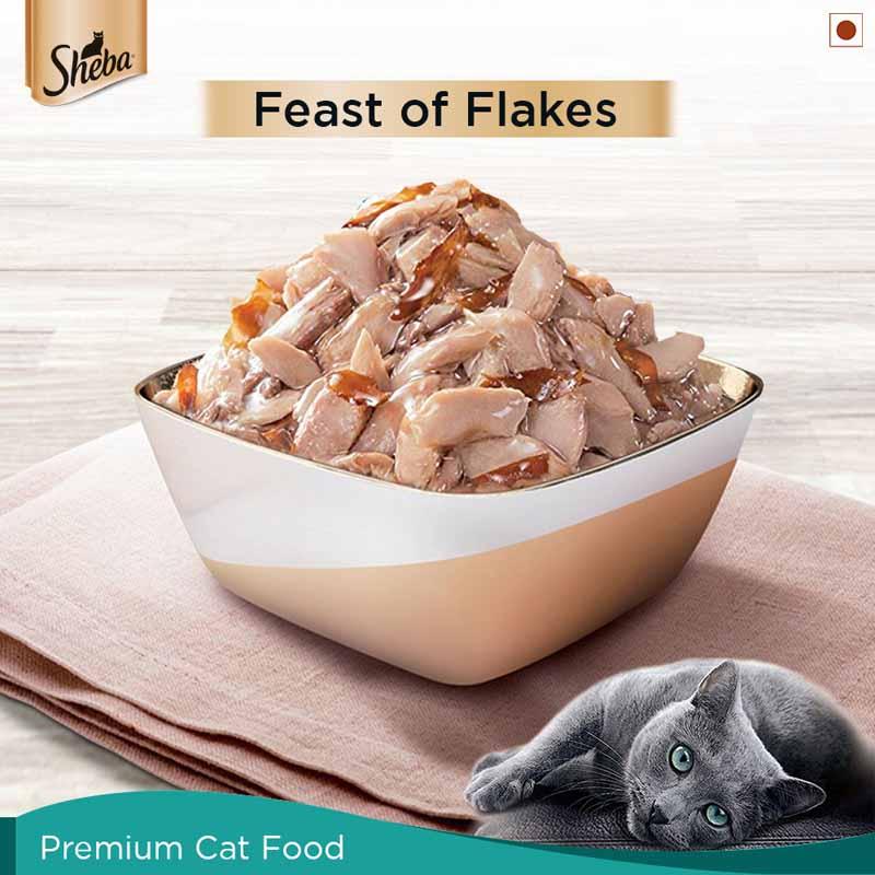 Sheba Fish With Dry Bonito Flake Premium Cat Wet Food - Cadotails