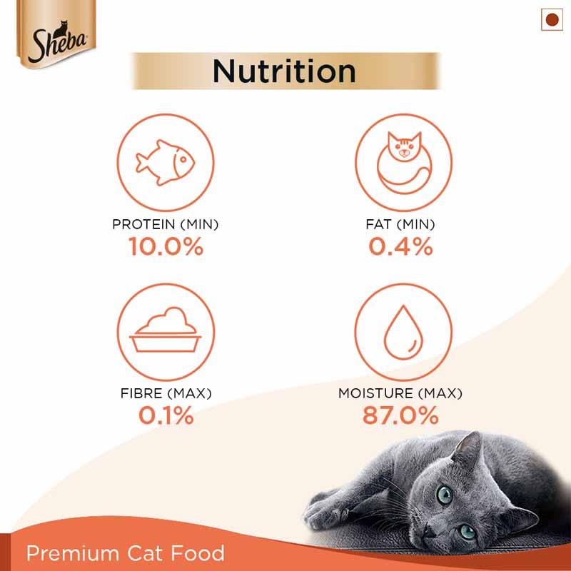 Sheba Fish With Sasami Premium Cat Wet Food - Cadotails