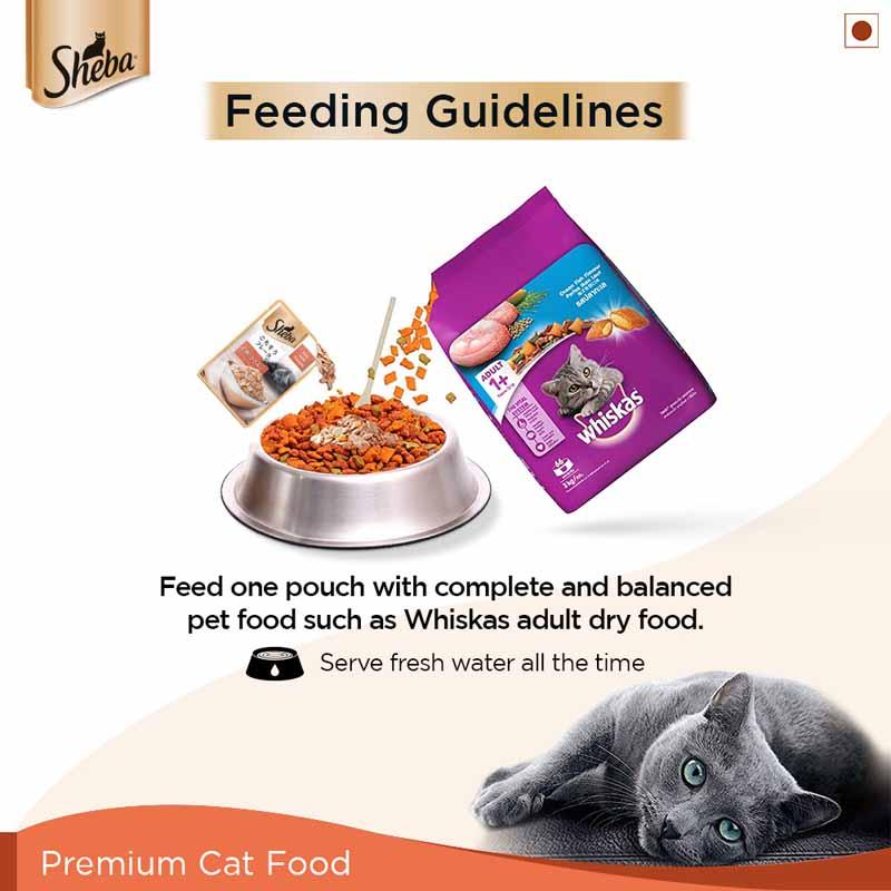 Sheba Fish With Sasami Premium Cat Wet Food - Cadotails