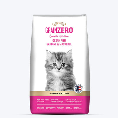 Signature Grain Zero Mother & Kitten Cat Dry Food - Cadotails