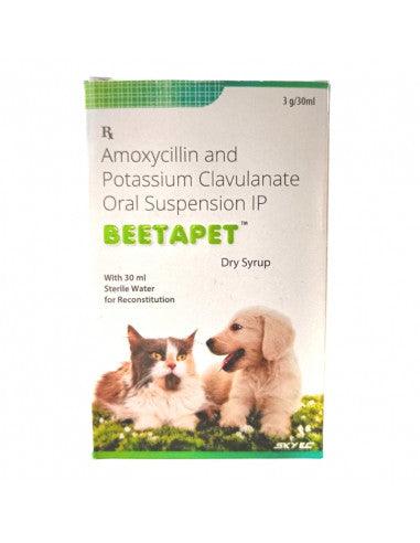 Skyec Beetapet Oral Suspension Dry Syrup For Dogs & Cats - Cadotails