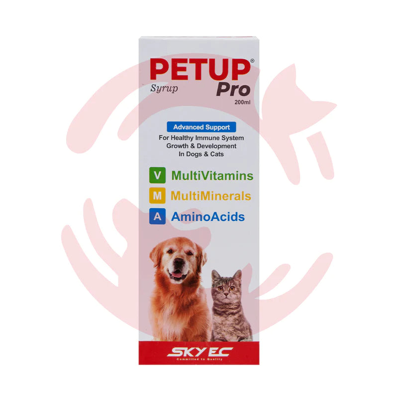 Skyec Petup Pro Syrup For Dogs & Cats - Cadotails