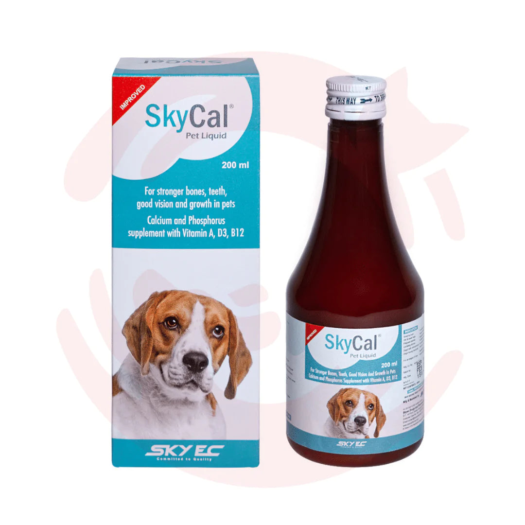 Skyec Skycal Pet Syrup For Dogs & Cats - Cadotails