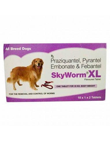 Skyec Skyworm Xl Deworming Tablets For Dogs - Cadotails