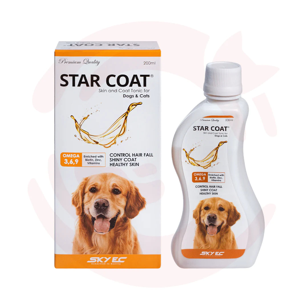 Skyec Star Coat® Skin & Coat Tonic Supplements For Dogs & Cats - Cadotails