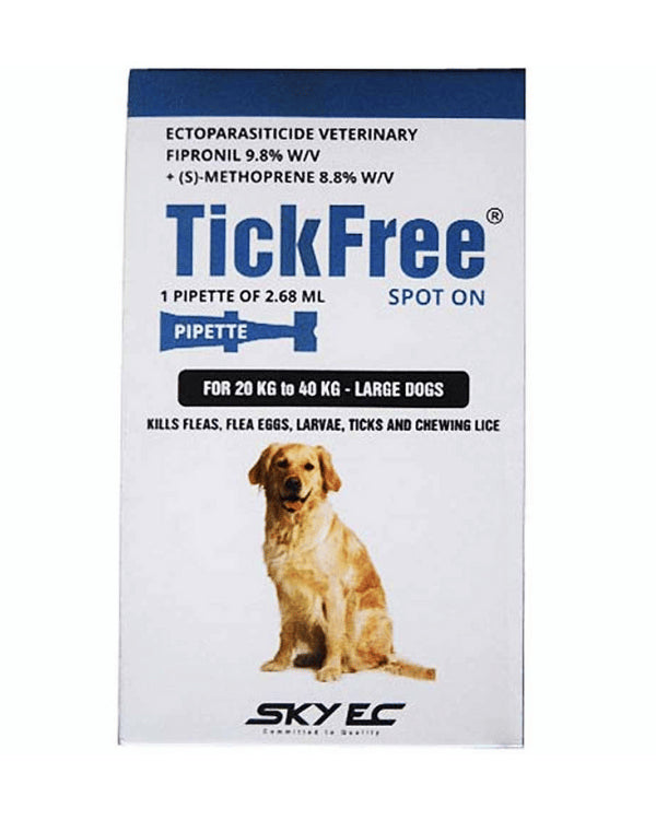 Skyec Tickfree Spot On Solution 1 Pipette - Cadotails