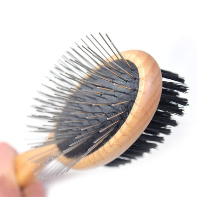 Smarty Pet Double Sidded Wooden Brush For Dogs - Cadotails